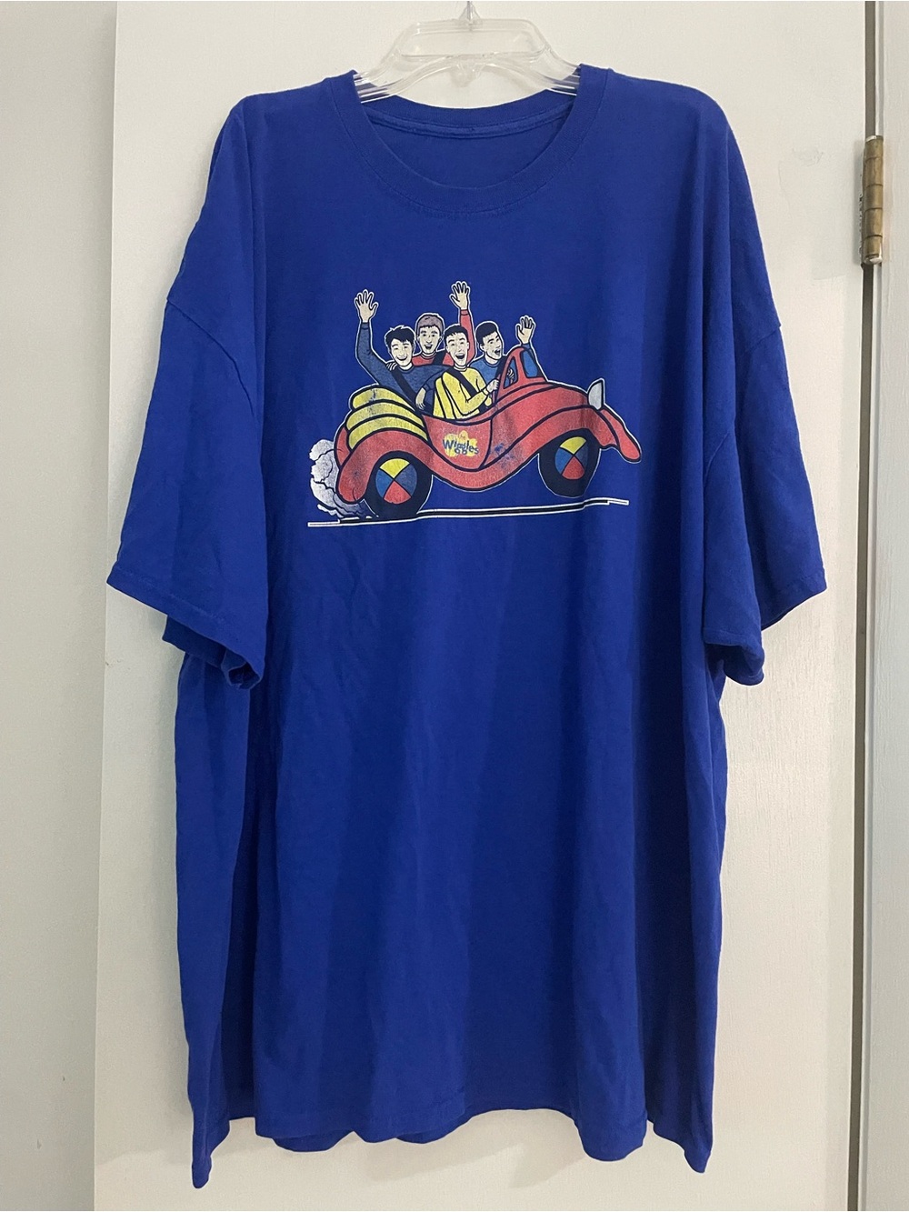 Vintage Y2K original The Wiggles blue cotton t-shirt